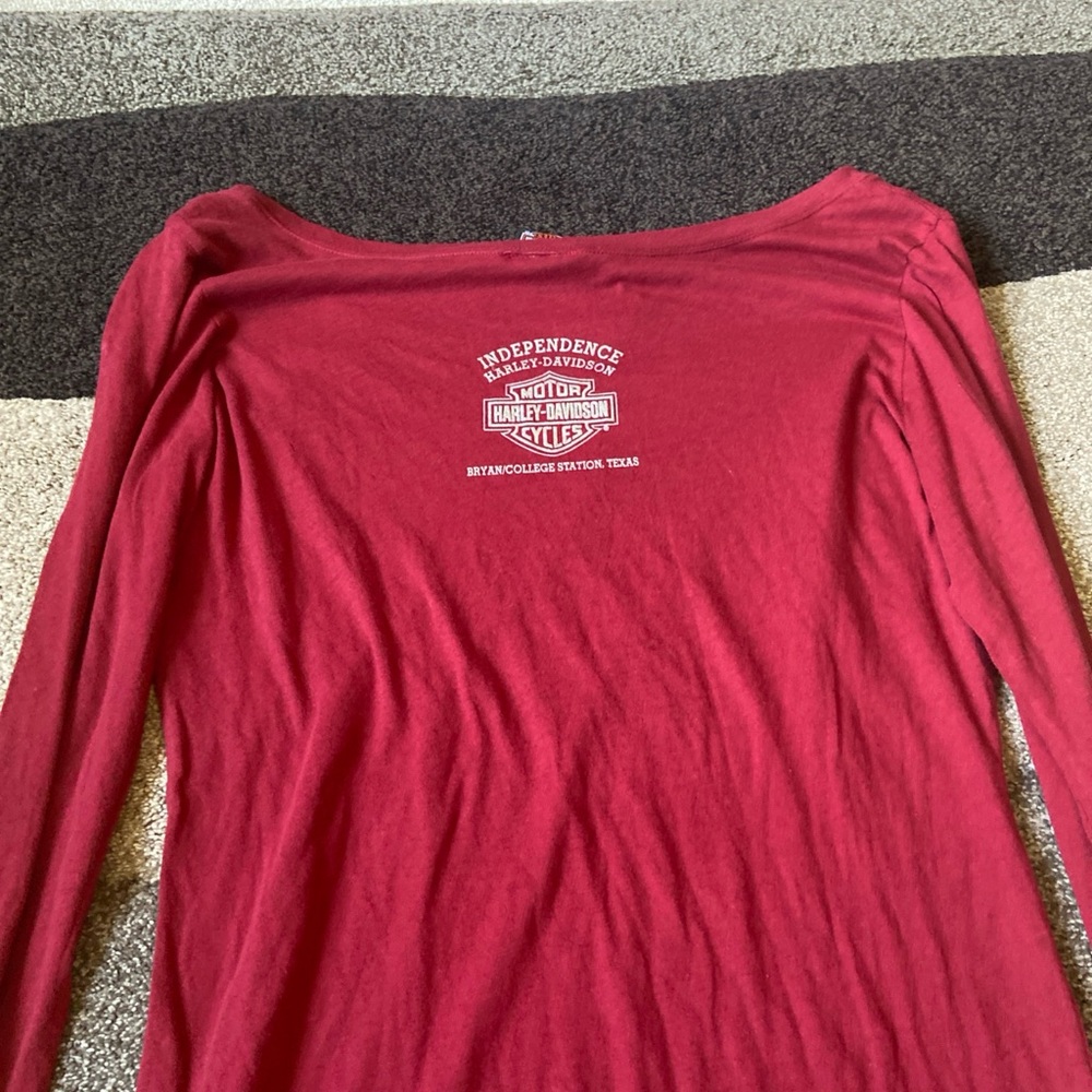 Harley-Davidson® Women's Harley girl 2X Long Sleeve Shirt NWT - Picture 8 of 9